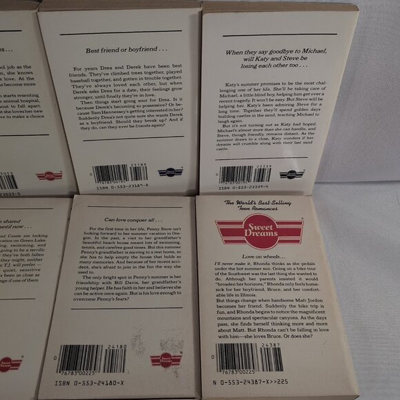 Sweet Dreams 10 Book Lot Romance Bantam 1982 Paperback 18 31 28 36 53 66 67 77 - Picture 7 of 16